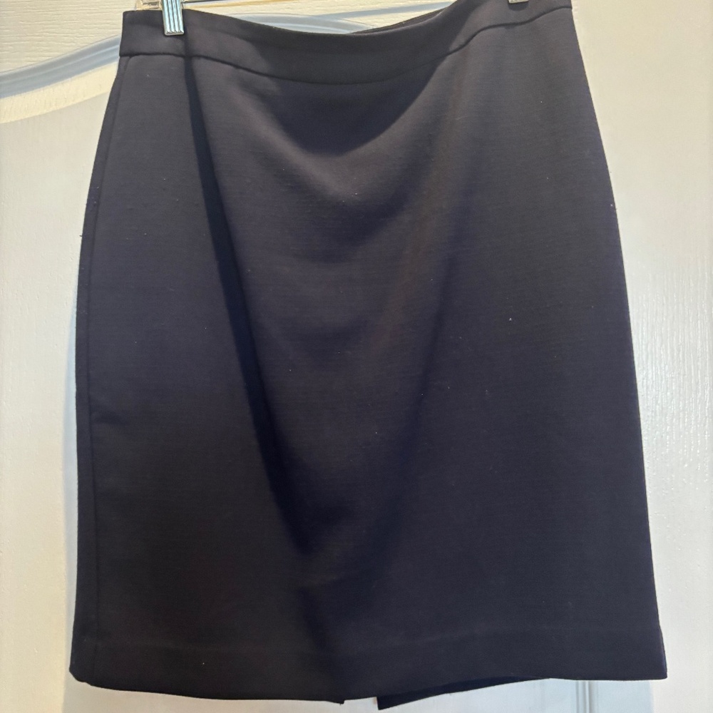 Loft Navy Blue Suit Skirt Size 8